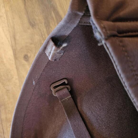 Skims thong Bodysuit Shapewear Compression Womens Large Brown Padded Convertible - Picture 6 of 6